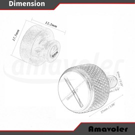 Amavoler Stainless Seat Bolt Nut Kit Aftermarket Accessory Compatible for Harley Davidson 1996-2021(bolt+nut kit). (Black)