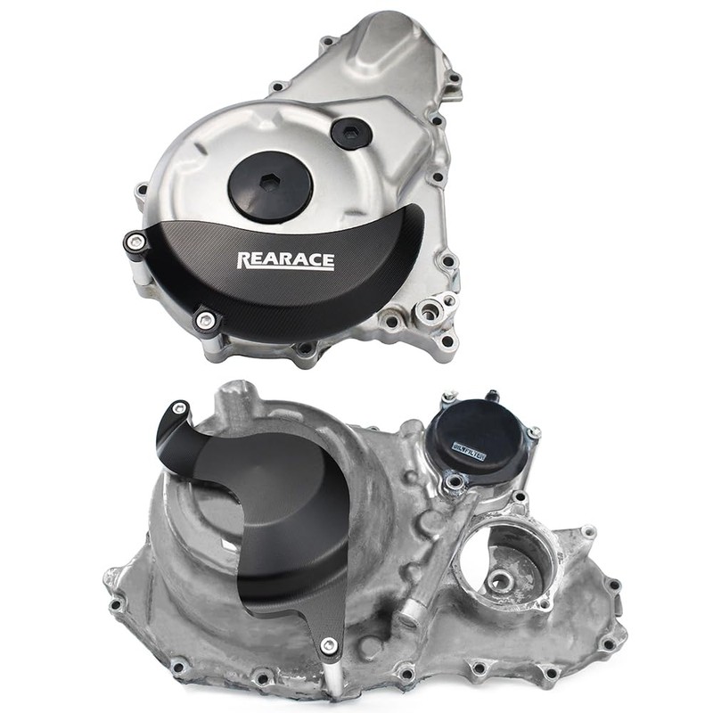 REARACE Engine Guards Right and Left Engine Protective Stator Cover