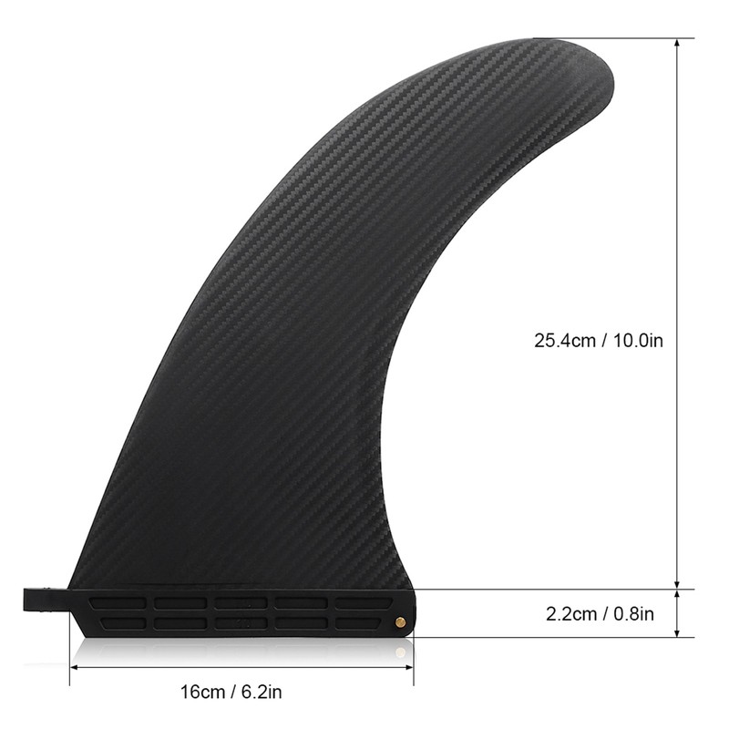Single Fin Central Fin Nylon Longboard Surfboard Paddleboard Fin 6.5''