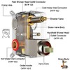 H59 Brass Pressure Shower Valve Body and Cartridge Kit 3
