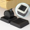 Caster Stopper, Vibration Absorption, Scratch Prevention, Anti-Slip, Furniture Protective Pad,