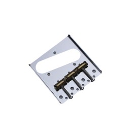 Guyker In-Tune Bridge with Brass Compensated 3-Saddle and Steel Base Plate Chrome GT03