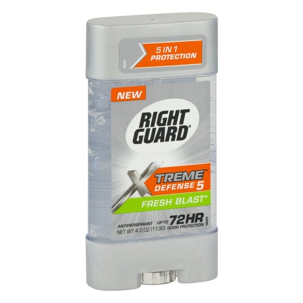 Rt Gd Xtm Gel A/P Frsh Bl Size 4z Right Guard Xtreme Clear Fresh Blast Power Gel Antiperspirant Deodorant