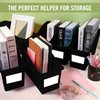 Yujanery 6 Durable Book and Binder Holder, Files Book Bins