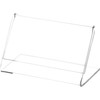 Plymor Clear Acrylic Sign Display/Literature Holder (Angled), 3.5" W x