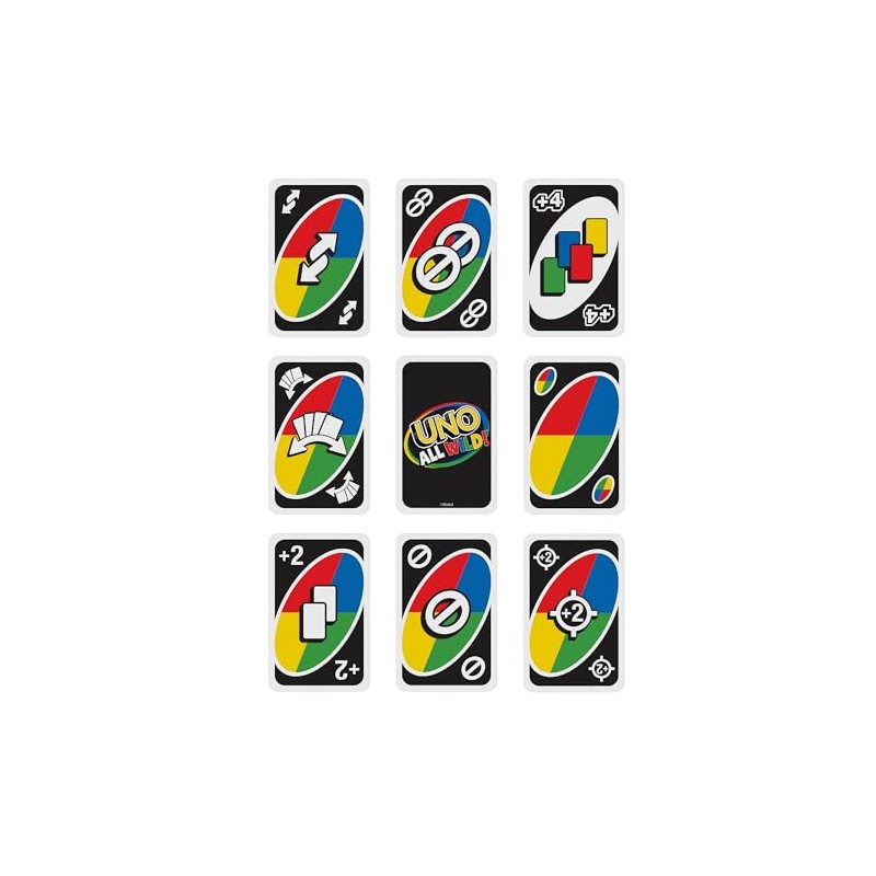 Mattel Games UNO All Wild Juego de Cartas (Mattel HHL33)