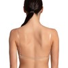 Capezio Women's Seamless Clear Back Bra With Transition Straps, Nude,