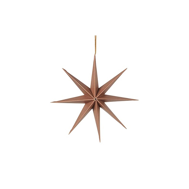 Broste Copenhagen Star Paper Hanger L Indian Tan 50 cm