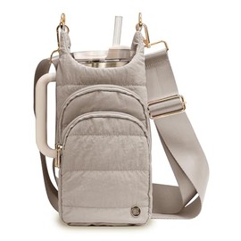 Crossbody Water Bottle Holder with RFID Pocket for 30/32 oz
