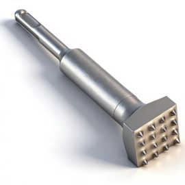 Herramienta de Buje de Reparación de Hormigón, Broca de Buje de Cabeza Cuadrada, Cincel de Ranura de Punta de Martillo de Flor Eléctrico de Acero 40cr para Martillo Perforador,