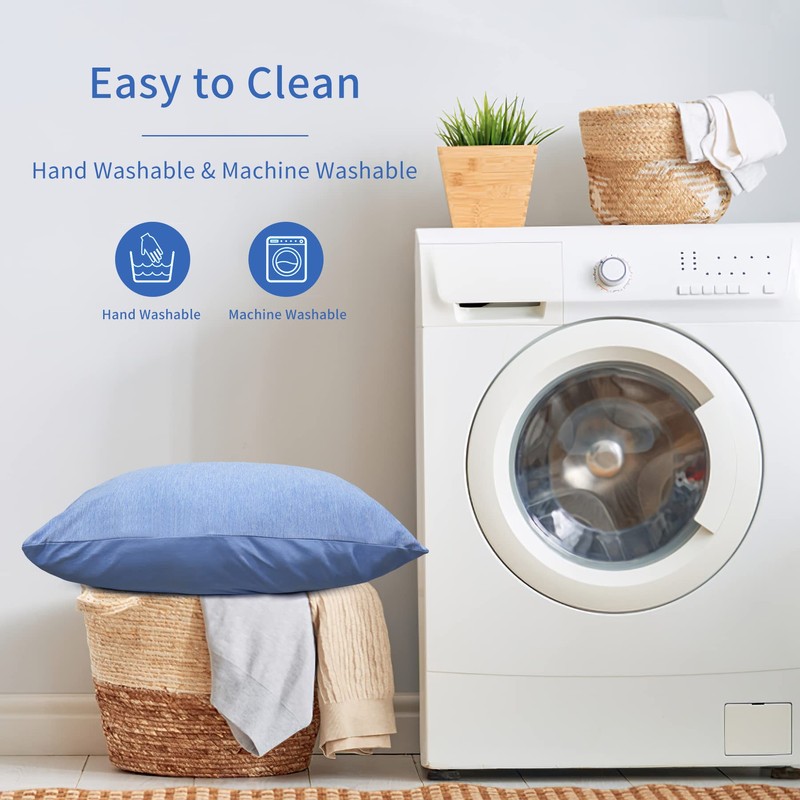 LINENOVA 2 Pack Cooling Pillowcase,Japanese Arc-Chill Tech,Q-MAX>0.43 Cooling Fiber Absorbs