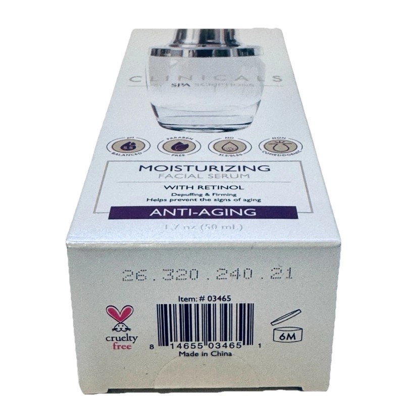 SpaScriptions Clinicals By SpaScriptions 1.7 Oz Moisturizing Retinol Anti-Aging Facial