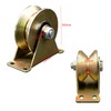 2 x Sliding Door Rigid Roller V Groove Wheels for