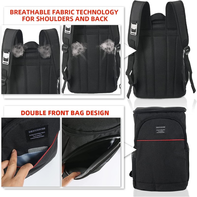 Soft Cooler Portable Backpack by BELLADDY INC – Insulated Waterproof