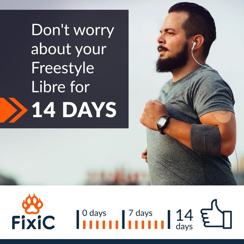 Fixic Freestyle Adhesive Patches 25 PCS – Good for Libre