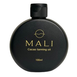 Bronceador Mali | Ingredientes 100% Naturales, Aceite a base de Cacao | Para un Bronceado Intenso | Hidratante, para pieles delicadas | Libre de químicos | 100ml