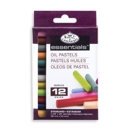 Royal & Langnickel Small Oil Pastels - Assorted Colours (Pack of 12)