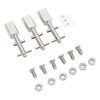 3pcs Toggle Switch Matte Chrome Coating Heavy Duty Toggle Flick