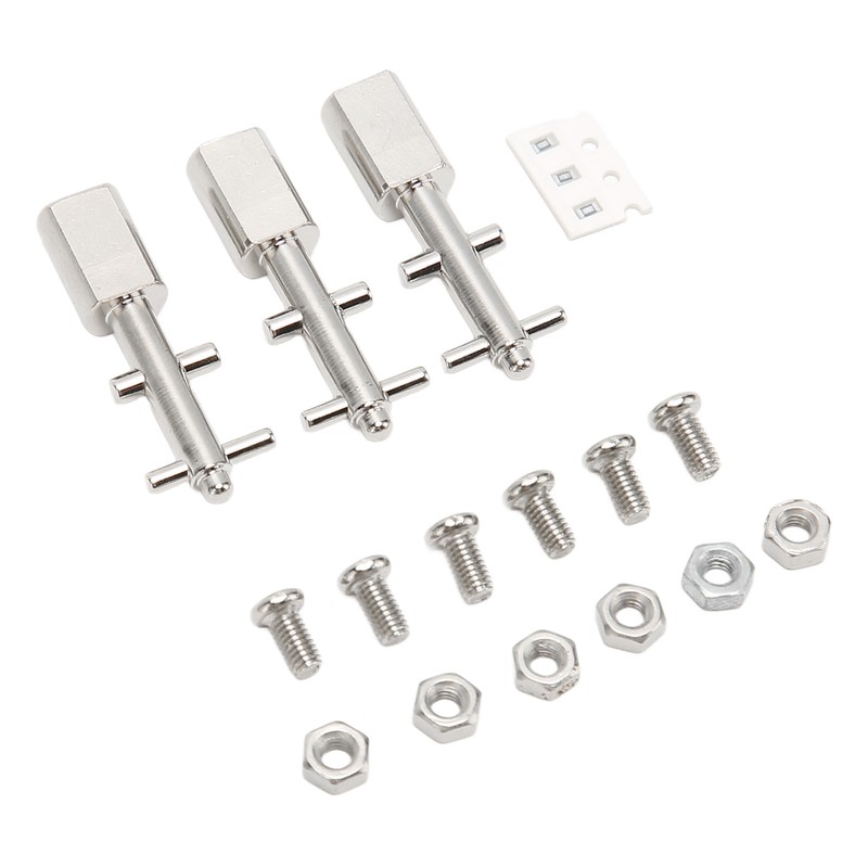 3pcs Toggle Switch Matte Chrome Coating Heavy Duty Toggle Flick