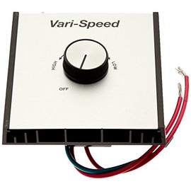 KB Electronics Model KBWC-115K (UR) Variable Speed Fan Control, Wall Mount, Rated 15.0 Amps @ 120 VAC for use with Shaded Pole and PSC Motors