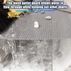 Pearwow 5inch Gutter Guard,48Ft Stainless Steel Mesh Gutter Covers,Heavy Duty