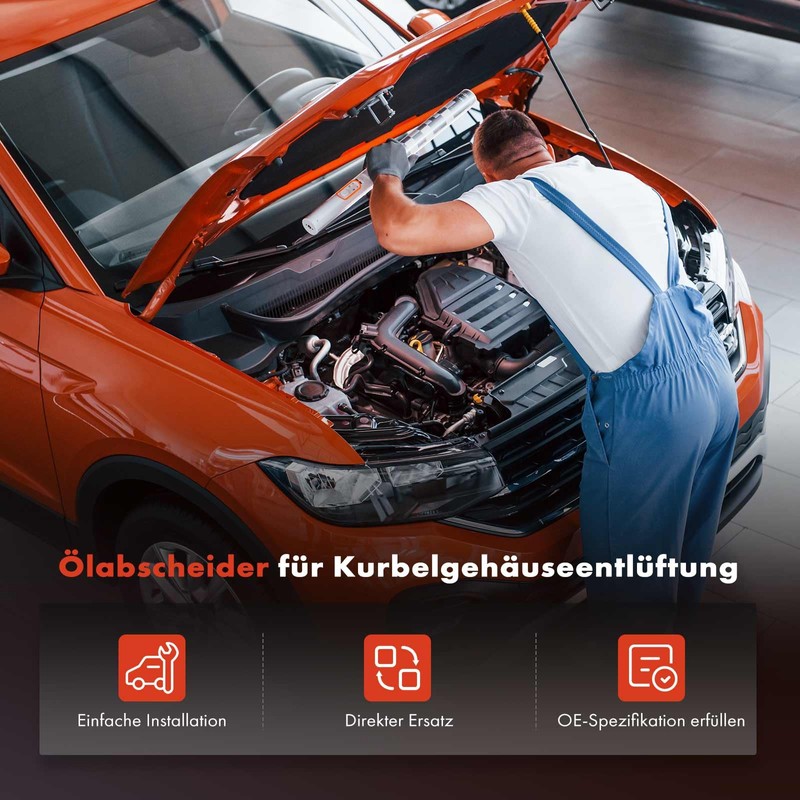 Frankberg Oil Water Separator Ventilation Hoses for Crankcase Replacement #