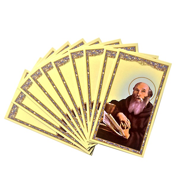 Religious Saint Benedict Holy Prayer Card (10 pack)