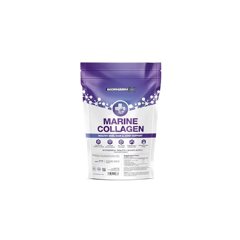 Marine Collagen 1000mg with Vitamin C – High Strength Type