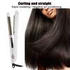Hair Straightener Electronic Ceramic Fast Heating Curling Straightening Iron 100‑240V