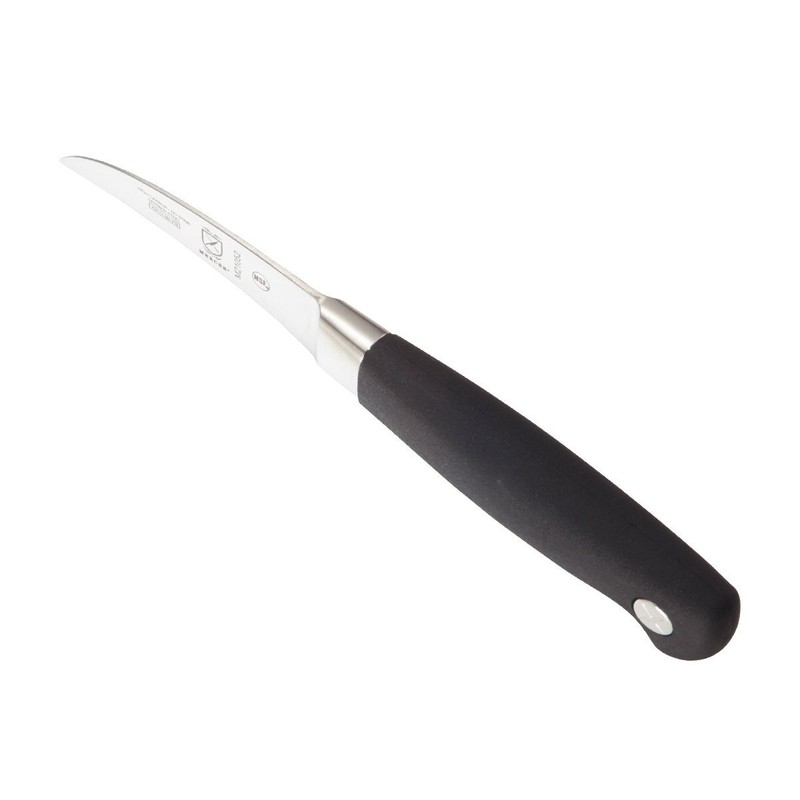 Mercer Culinary M21052 Genesis 3-Inch Peeling/Tourne Knife, Black