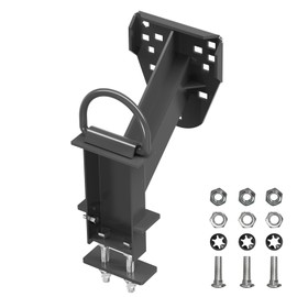 Jorohiker Stake Pocket Spare Tire Carrier with D-Ring ,Spare Tire Mount Bracket for Trailer Fits Most 4 & 5 & 6 & 8 Lugs Wheels on 4", 4.5", 4.75", 5", 5.5",6" or 6.5" Bolt Patterns