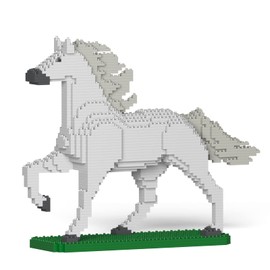 JEKCA Horse 04S-M02 | Plastic Building Blocks | Age 14+