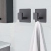VAEHOLD 4 Pack Adhesive Towel Hooks, Heavy Duty Wall Hooks