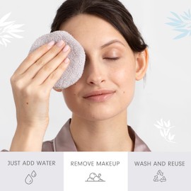 Zhu-Zhu Reusable Makeup Removing Cloths - Makeup Remover Pads - Ultra-Soft, Gentle on Skin, Ideal for Sensitive Skin Easy Cleaning, Washable Face Pads Eco Friendly Make Up Wipes Facial Cleansing Cloth