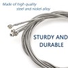 Cheerock Stainless Steel 4 String Bass Strings Replacement Set, Acoustic