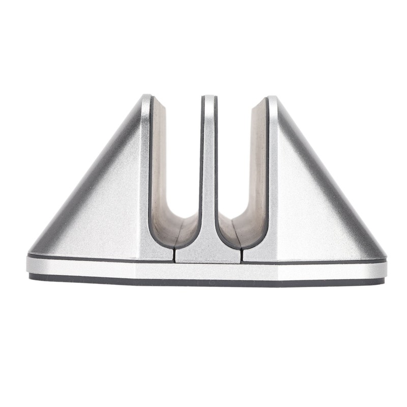 Dual Laptop Stand Vertical 3D Curved Appearance Aluminum Alloy Adjustable