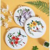 Embroidery Kit for Beginners,Hummingbird and Flower Cross Stitch Set for