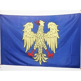 Friuli-Venezia Giulia Flag 2' x 3' for a pole - Italy - Italian Region flags 60 x 90 cm - Banner 2x3 ft with hole - AZ FLAG