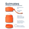 Solmates Refillable Sunscreen Applicator 50ml, Waratah Red