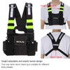 Retevis Universal Radio Vest Radio Chest Harness Front Pack Pouch,