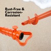 T CACHE Beach Umbrella Sand Anchor - Rust-Free, Sized for