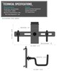 Savior Equipment Wall Rack System Heavy-Duty Steel Tactical Dual J-Hooks