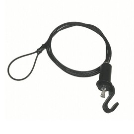 Fukui Metal Craft 1802-BB Hanging Hook for Picture Frame, Power Wire Freely, 0.05 inch (1.2 mm), Length 0.2 ft (0.7 m), Black