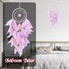 Dream Catcher for Girls, Dream Catchers, Pink Feather Wall Hanging