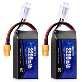 URGENEX 3S Lipo Battery 2200mAh 11.1V 50C High Discharge Rate Shorty Pack RC Battery with XT60 Plug Fit for RC Airplane Quadcopter Helicopter FPV Dron and RC Car Truck Boat