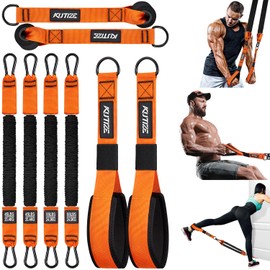 Home Gym Equipment, Workout Equipment Resistance Bands for Push Downs, Seated Rope Rowing, Rope Curl, Sculpt Your Triceps, LAT, Arms, Back, Abs, Shoulder, Workout Bands Set with Handles, Door Anchor