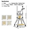 VEVOR Commercial Vegetable Chopper w/ 4 Replacement Blades, Stainless Steel