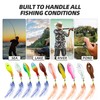 Probite Jigging Spoon Set – 10pcs Fish-Shaped Metal Jigs with