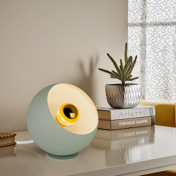 SaoodSu Creative Ball Small Beside Table Lamp, Modern Small Lamp