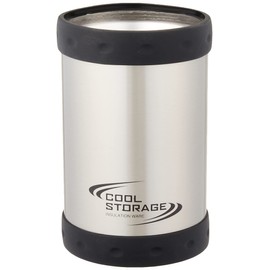 Pearl Metal D-6640 Vacuum Insulated Can Holder, Can Cooler, Can Cooler, Can Cooler, 2-Way Type, For 11.8 fl oz (350 ml) Cans, Outdoors, Satin, Cool Storage